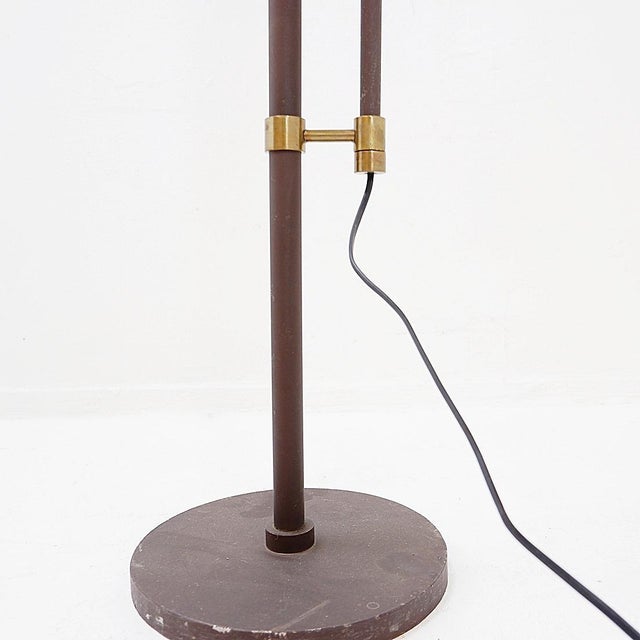 Mid-Century Height-Adjustable Floor Lamp in the style of Bergboms, 1960s For Sale - Image 11 of 14