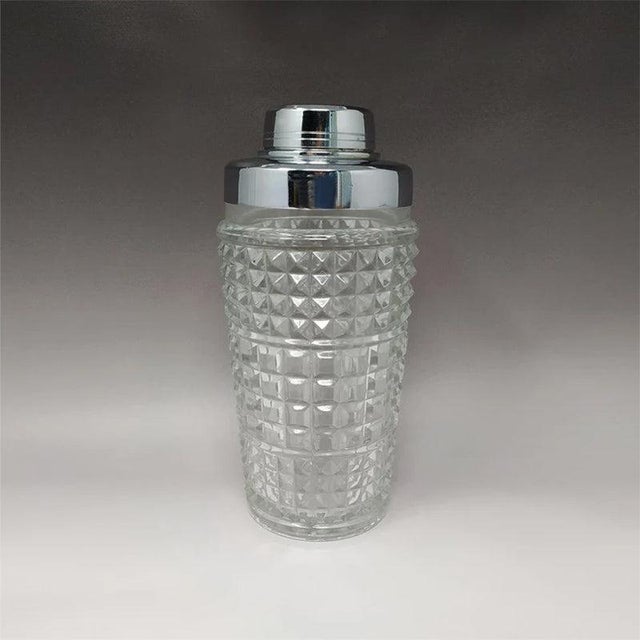 Cut Crystal Cocktail Shaker, Italy, 1960s For Sale - Image 6 of 6