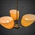 Scandinavian 3-Arm Chandelier in Brass and Yellow Glass, Sweden, 1940s For Sale - Image 4 of 10