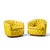 Milo Baughman for Thayer Coggin Mid Century Tufted Swivel Lounge Chairs - Pair Each chair measures: 32.5 wide x 29.5 deep...