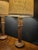 Vintage Natural Bamboo Column Table Lamps With Burlap Shades - a Pair For Sale In Washington DC - Image 6 of 7