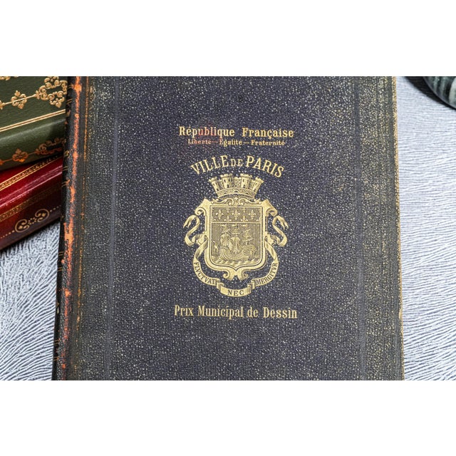 This trophy Book awarded by the city of Paris in France as a Municipal Drawing Prize is a prestigious volume dedicated to...
