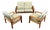Sofas and Lounge Chairs in Teak and Leather from Dyrlund, 1960s, Set of 3 For Sale
