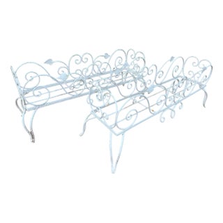 Wrought Iron Planters, 1950s, Set of 2 For Sale