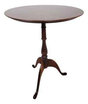 Mid-Century English Tripod Occasional Tilt Top Table, 1940