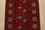 2000 - 2009 Turkmen Runner 2’7” X 9’2” Red Wool Vintage Tribal Hand-Knotted Oriental Rug For Sale - Image 5 of 12