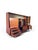 A superb Scandinavian teak veneer set from the 1960s-1970s, comprising a large low sideboard topped with a perfectly...