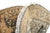 Textile Bespoke 5’ Round Hand-Knotted "Tree of Life" Rug in Gold & Royal Purple For Sale - Image 7 of 7