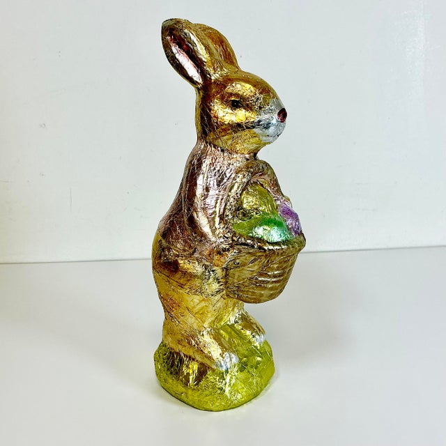 As children, we all loved a foil covered chocolate bunny at Easter and the bigger the better. This decor Easter item...