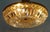 1960's Austrian Regency Gold Plate Framed Cut Lead Crystal Ceiling Flush Mount/ Plafonnier Lighting Fixture by Palme & Walter For Sale - Image 10 of 18