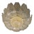 1960s Amber Graniglia Murano Flush Mount For Sale