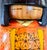 Wood Vintage Sosaku Japanese Kokeshi Doll, Signed, Orange Geometric Kimono For Sale - Image 7 of 9