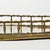 Large Vintage Brass Oval Bamboo Tray With Handles Decorative Serving Tray For Sale - Image 9 of 11