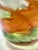 Lime Vintage Italian Green and Orange Murano Glass Vase from Fratelli Toso, 1980s For Sale - Image 8 of 13