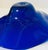 Contemporary 1988 Signed Brian Higer Postmodern Cobalt Blue Glass Wave Centerpiece Bowl For Sale - Image 3 of 8