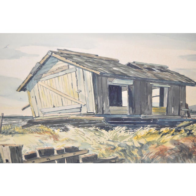 Watercolor American Scene Movement Chairish