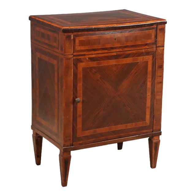 Neoclassical Nightstand Bar Cabinet For Sale
