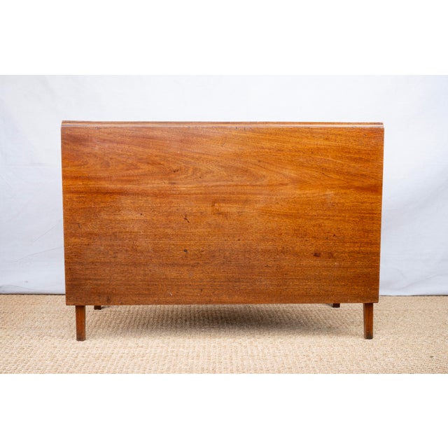 English Antique Rectangular Drop Leaf Table For Sale - Image 3 of 10