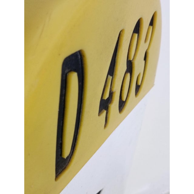 Kilometer Marker on French Road, 1990s For Sale - Image 4 of 9