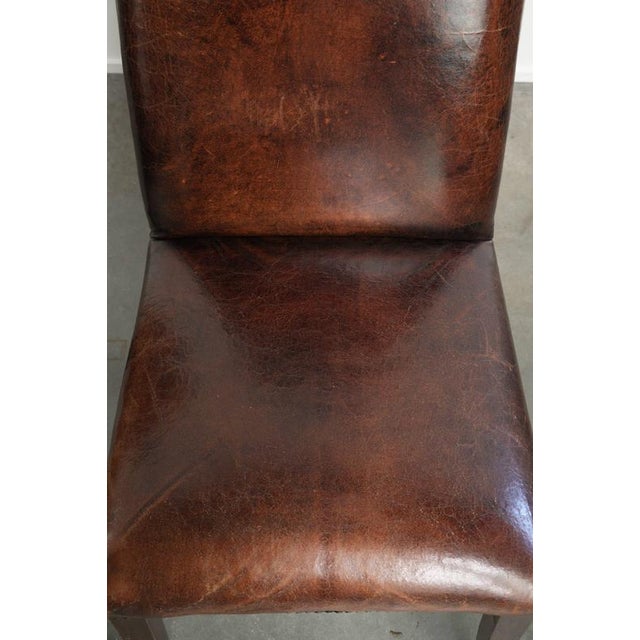 Vintage Sheepskin Dining Chairs, Set of 6 For Sale - Image 7 of 18