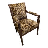 Antique French Empire Fauteuil For Sale