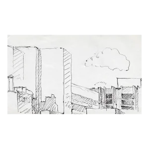 1970s Robert Herrmann Seattle Drawing