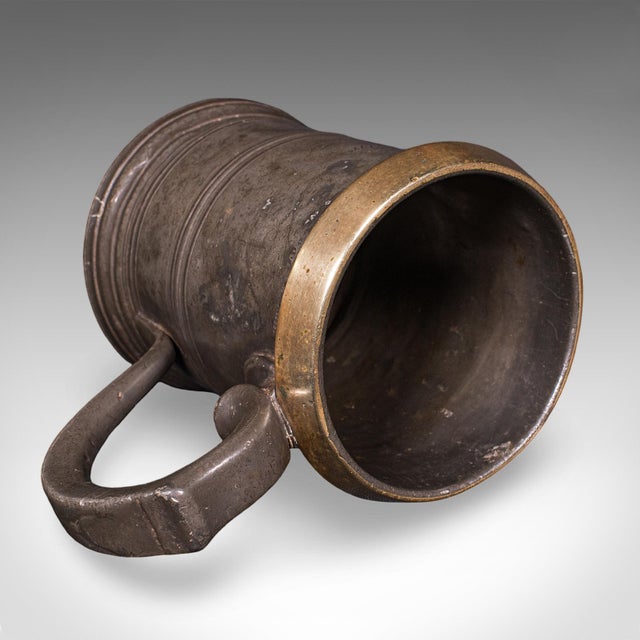 Antique Public House Tankard, English, Pewter, Quart Jug, Breweriana, Victorian For Sale - Image 6 of 12