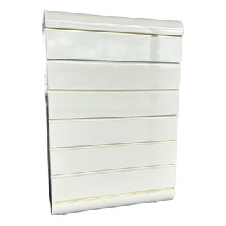 Postmod Cream & Gold Tallboy For Sale