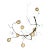 Christopher Poehlmann, Massive Modern Sculptural Branch Chandelier, Blown Glass For Sale