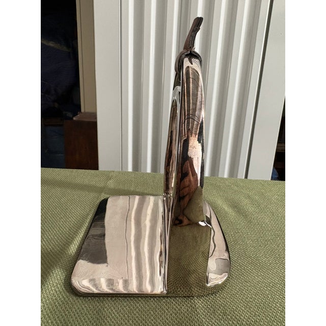Silver Pair of Silver Derbyshire Bookends by Ralph Lauren, Circa 2010s For Sale - Image 8 of 9
