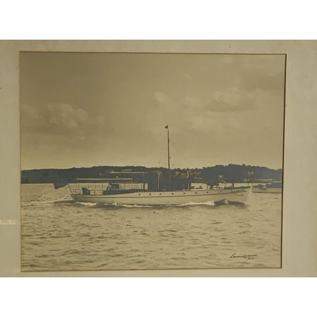 Photography Photo of a Yacht by Edwin Levick NY For Sale - Image 7 of 11