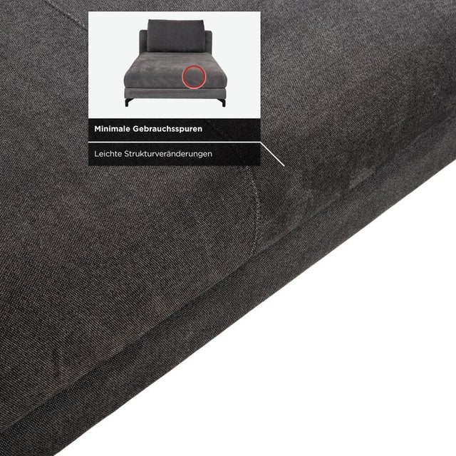Gray Nuvola Daybed in Grey Fabric from Rolf Benz For Sale - Image 8 of 17
