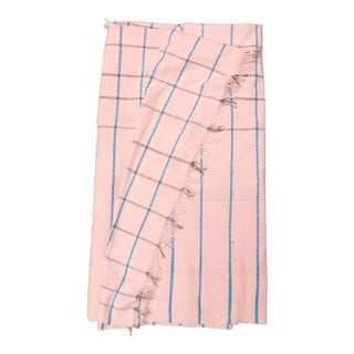 1990s Handmade Moroccan Berber Throw Blanket For Sale