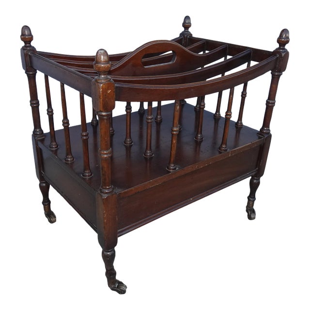 Vintage Mill Valley Canturbury Magazine Rack For Sale