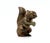Late 20th Century Vintage Large Brass Squirrel Figurine, Autumn Woodland Animal Decor For Sale - Image 5 of 9