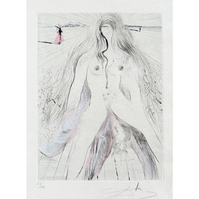 Salvador Dali, Femme à cheval, 1969, Etching For Sale - Image 7 of 7