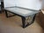 Mid-Century Modern Vintage Black Satin X Frame Cocktail Table With New Eglomise Mirrored Top, 1950's For Sale - Image 3 of 9