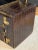 1940s Maximillian Square Leather Faux Crocodile Suitcase as End Table For Sale - Image 10 of 12