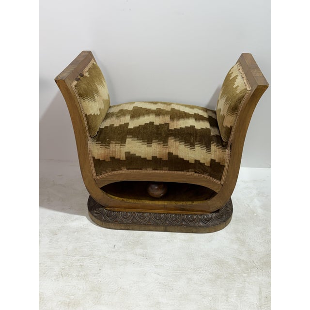 1940s Art Deco Armchairs and a Coffee Table, Italy, 1940s, Set of 3 For Sale - Image 5 of 17