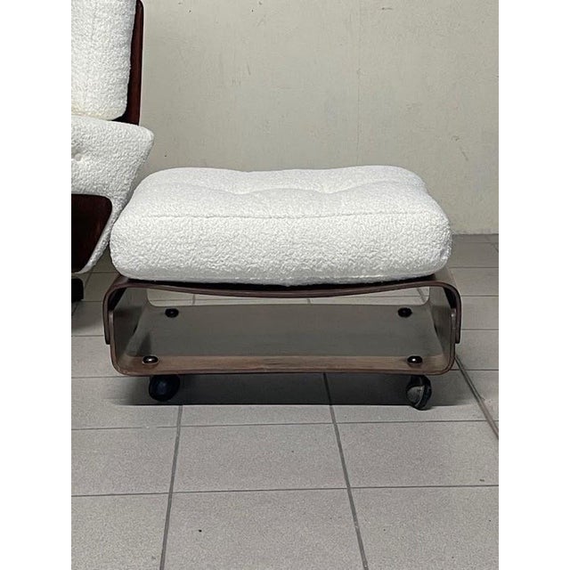 Model 401 Armchair with Footrest by Menilio Taro for Cinova, 1964 For Sale - Image 18 of 18