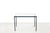 Black Metal Side Table with Glass Top, 1960s For Sale - Image 4 of 5