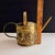 Vintage Embossed Brass Floral Watering Can With Roses For Sale - Image 11 of 11