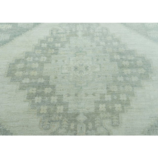 Turkish Oushak Antique Look Rug 8'7" x 10'4" #19346 For Sale - Image 4 of 8