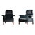 Sanluca Lounge Chairs in Blue Velvet by Achille & Pier Giacomo Castiglioni for Gavina, 1960, Set of 2 For Sale - Image 6 of 18