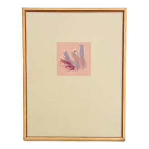 Sandra Beard "Untitled" 1995 Monotype Print – Framed Abstract Contemporary Art