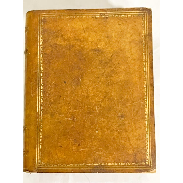 Antique French Gilt Leather-Bound Book Box For Sale - Image 11 of 16