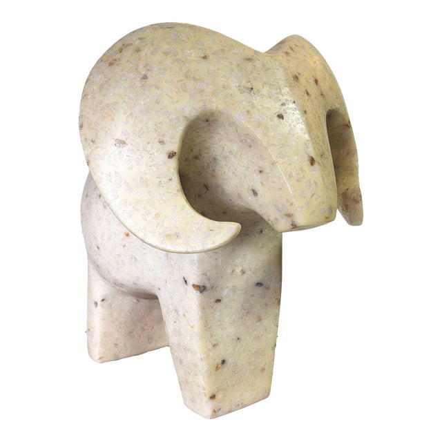 Post Modern White Marble Ram Sheep Sculpture by Masatoyo Kishi Kuki 32/200 For Sale
