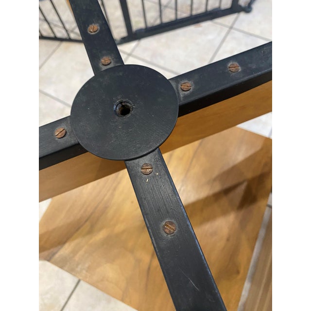 Scandinavian Style Wooden Side Table with Swivel Top, 1950s For Sale - Image 17 of 18