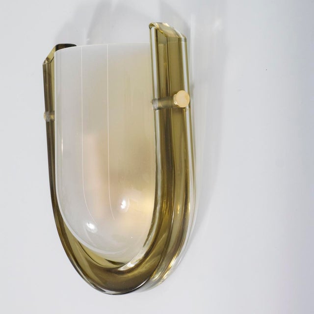 Murano glass "racetrack" sconce For Sale - Image 4 of 8