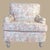 Lounge Chair by Hickory Craft Chair With Orange and Creme Color Damask Fabric For Sale - Image 17 of 18